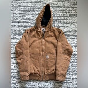 Carhartt Men's Insulated Active Jacket Loose Fit Washed Duck 3 Warmest Rating M